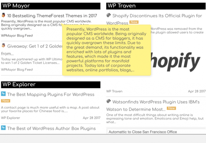 RSS Aggregator Plugin for WordPress screenshot 4