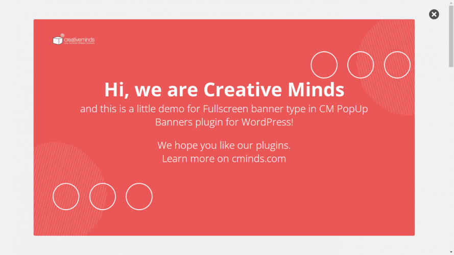 WordPress Popup Plugin screenshot 4