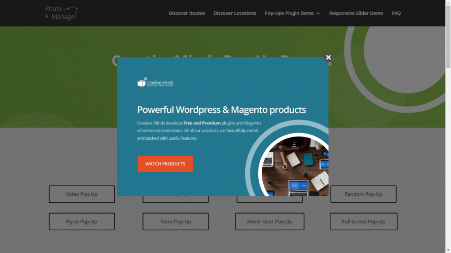 WordPress Popup Plugin screenshot 2