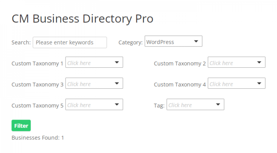 WordPress Business Directory Plugin screenshot 3