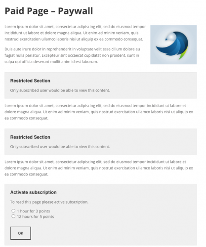 WordPress Pay Per Post Plugin screenshot 3
