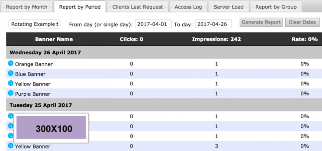 WordPress Ad Server screenshot 1