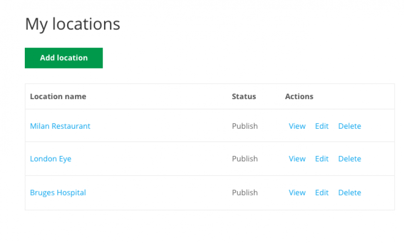 WordPress Multi Location Map screenshot 5