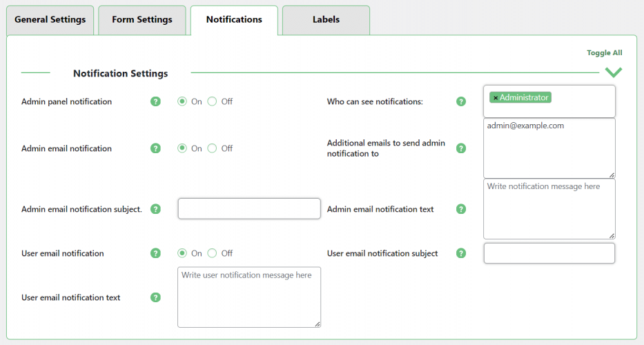 WordPress User Submitted Posts Plugin screenshot 5