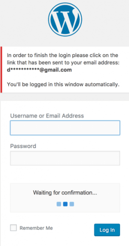 WordPress Two Factor Authentication screenshot 1