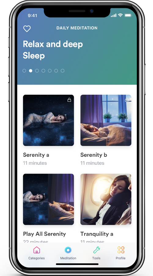 HealthTech - Meditation and mindfulness application built for global B2C and B2B markets screenshot 2