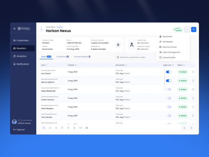 Identity Verification System for a KYC Company screenshot 1