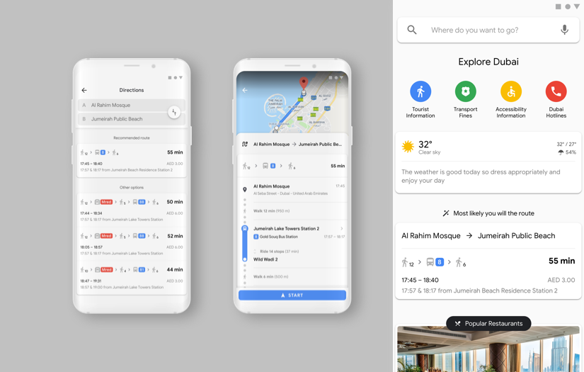 Dubai Public Transportation App Concept screenshot 4