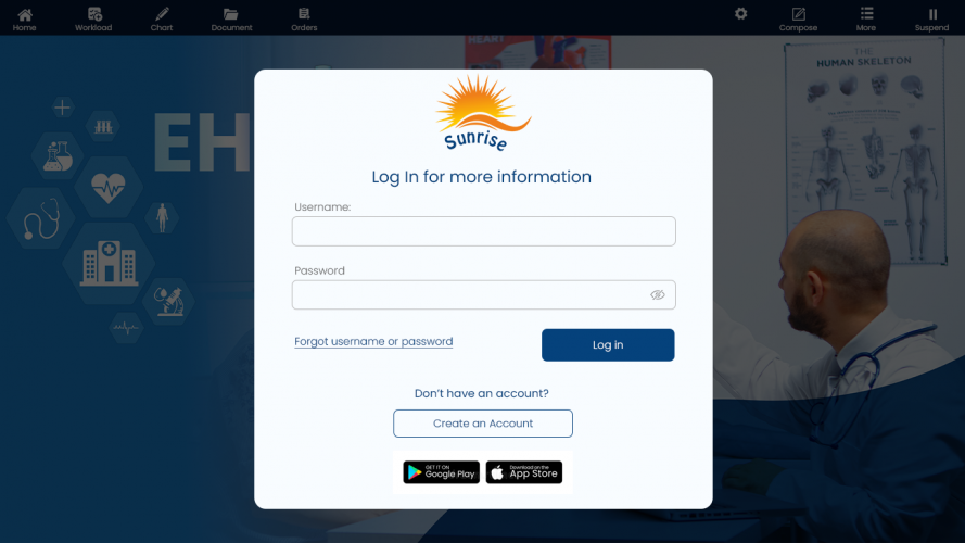 Sunrise : EHR System screenshot 4