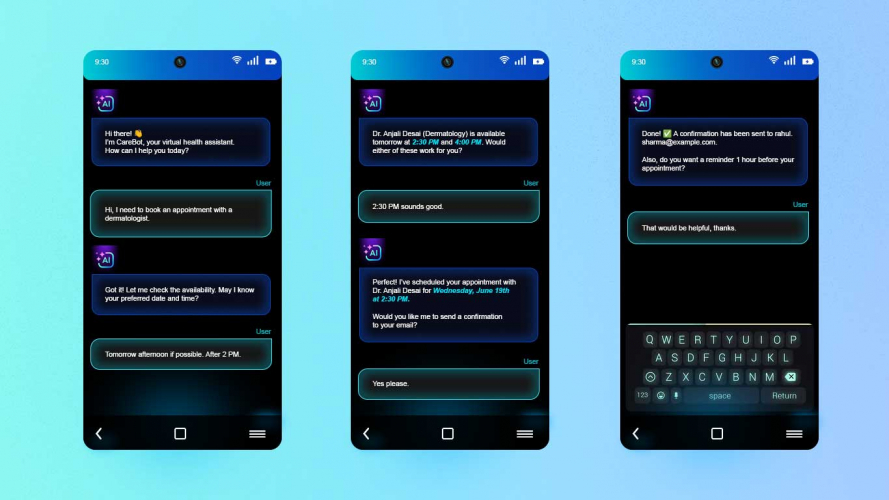 AI Chatbot for Hospital screenshot 1