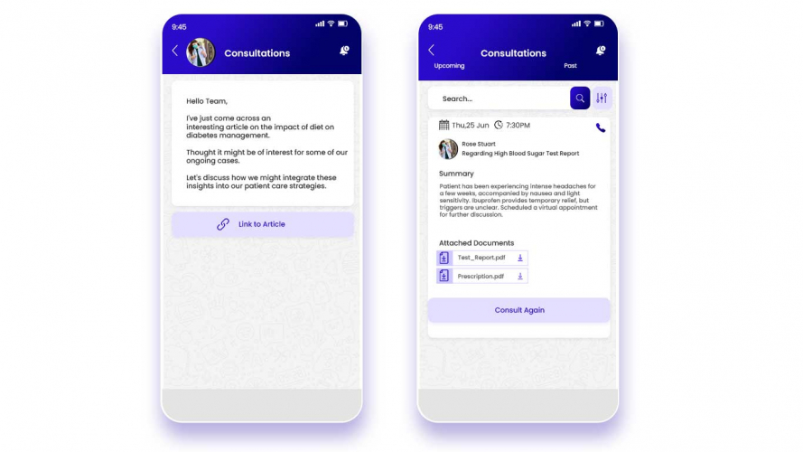 AI-Powered Virtual Health Assistants Application screenshot 2