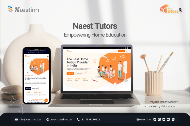 Naest Tutors : Revolutionizing Home Tuition Through a Smart Web Platform screenshot 1