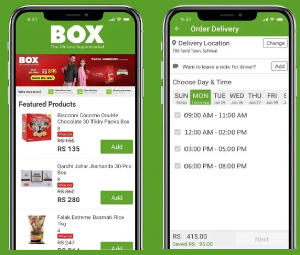Box - The Online Supermarket screenshot 1