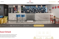 Hotel website design and development