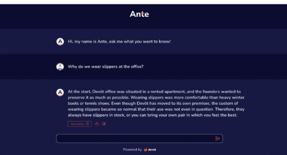 Redefining employee queries with an AI workforce adviser screenshot 1