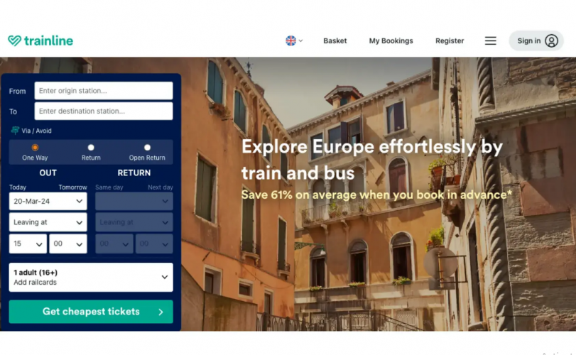Smoother ticket purchase on prominent rail and coach platform screenshot 1