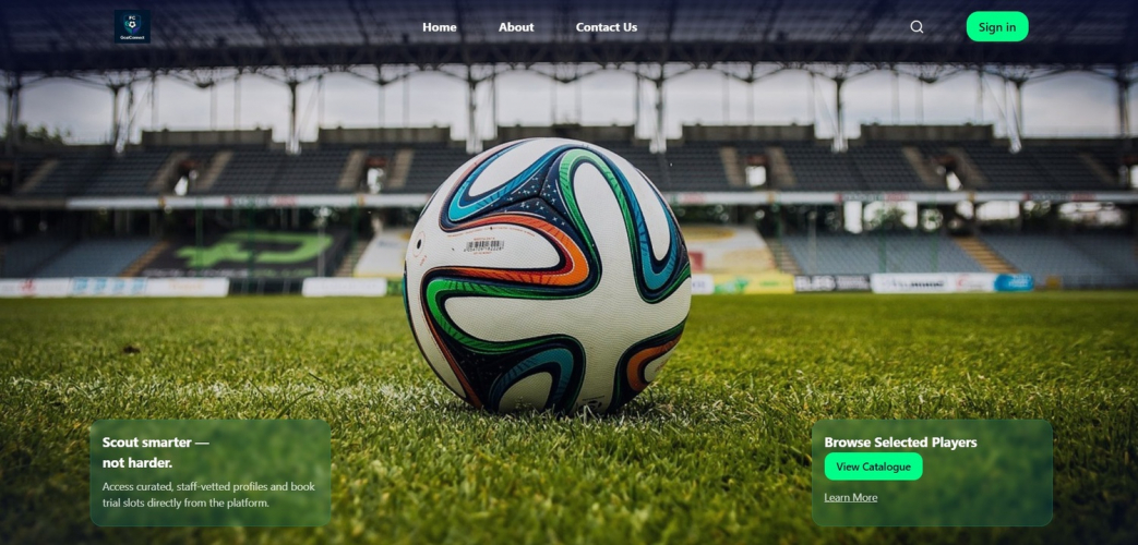 GoalConnect – Football Player Scouting Platform  screenshot 1