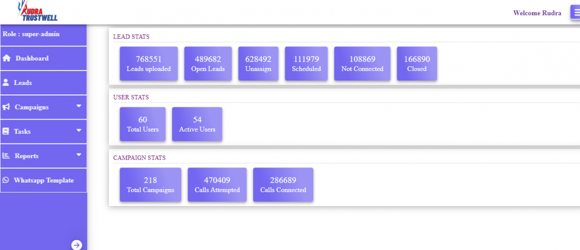 Call Centre CRM screenshot 1
