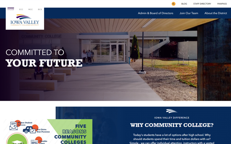 Digital Transformation of Iowa Valley College  screenshot 1