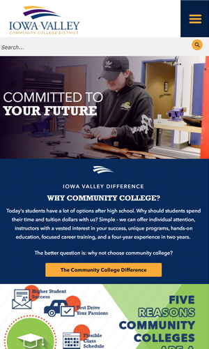 Digital Transformation of Iowa Valley College  screenshot 2