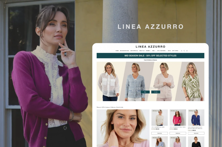 Growth marketing project for E-commerce clothing brand Linea Azzurro. screenshot 3