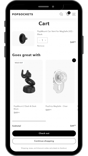 Popsockets - Shopify Development screenshot 2