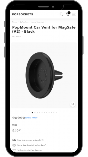 Popsockets - Shopify Development screenshot 4
