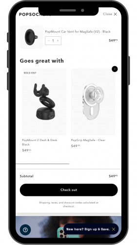 Popsockets - Shopify Development screenshot 1