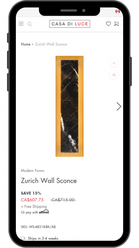 CasaDiLuce - Migration to Shopify screenshot 4