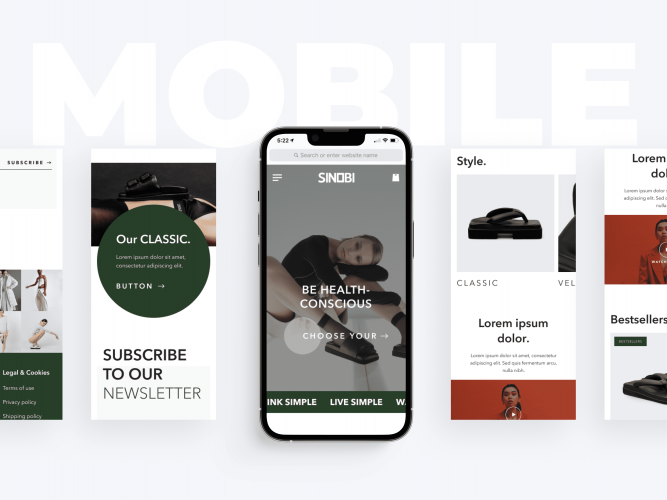 SINOBI | Custom Shopify development screenshot 2