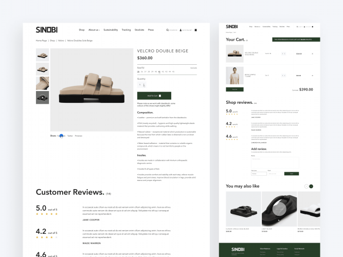 SINOBI | Custom Shopify development screenshot 5