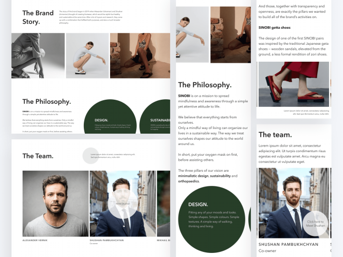 SINOBI | Custom Shopify development screenshot 1