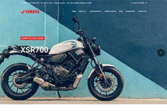 Custom Corporate Website for Yamaha Motorcycles