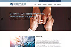 Custom Web Design for Non-Profit Medical Society - SGMIS