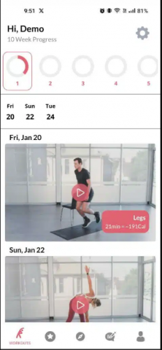 App for Fitness & Training screenshot 2