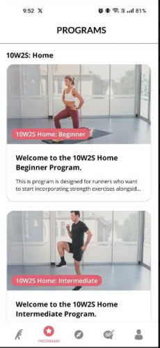 App for Fitness & Training screenshot 1
