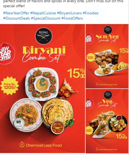 Nepal Biryani: Social Media Management & Branding screenshot 2