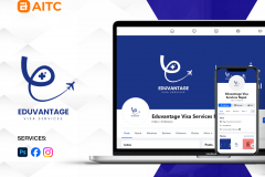 Eduvantage Visa Services: Logo Design