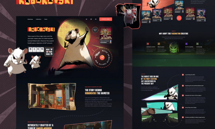 Roborovski UX/UI Design screenshot 1