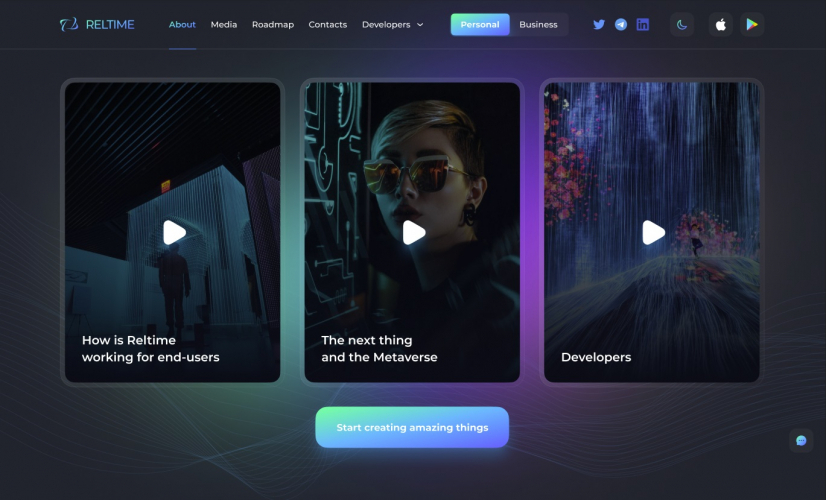 Reltime Metaverse screenshot 1