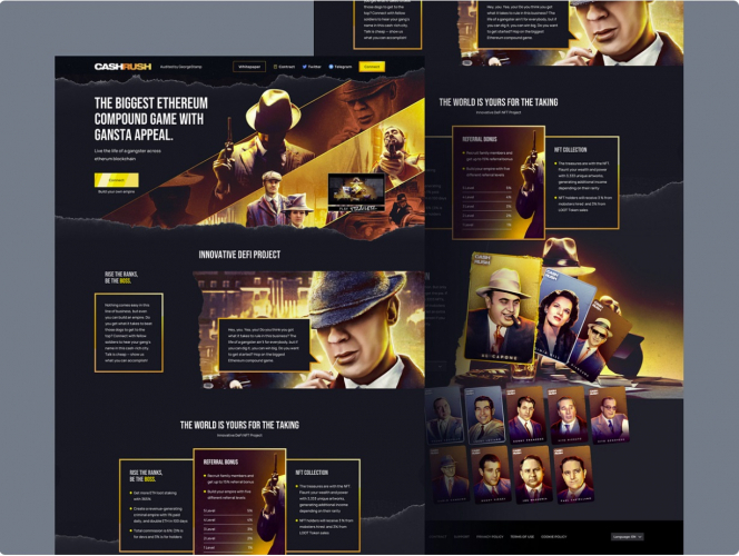 NFT Retro Landing screenshot 1