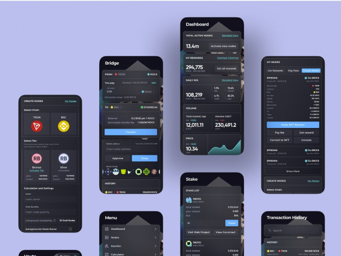 DeFi Dashboard screenshot 2