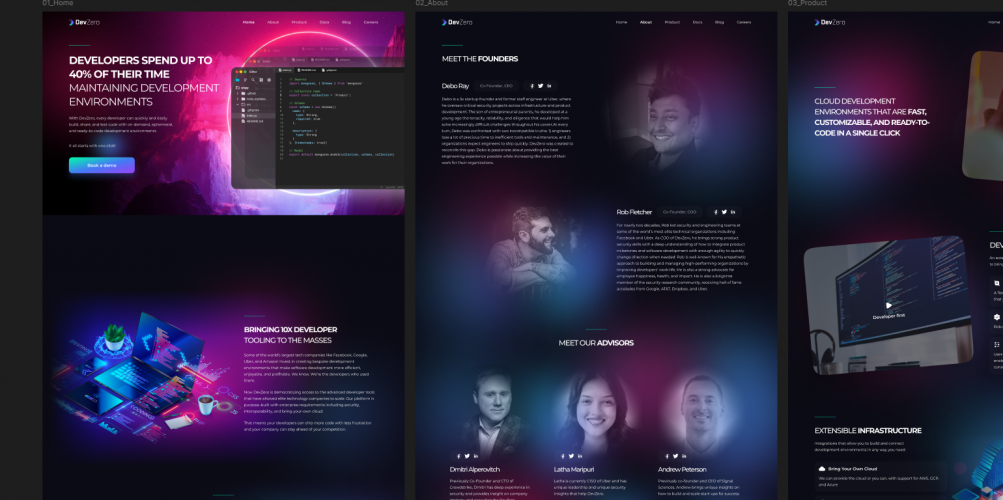 DevZero - Developer Collaboration Platform screenshot 2