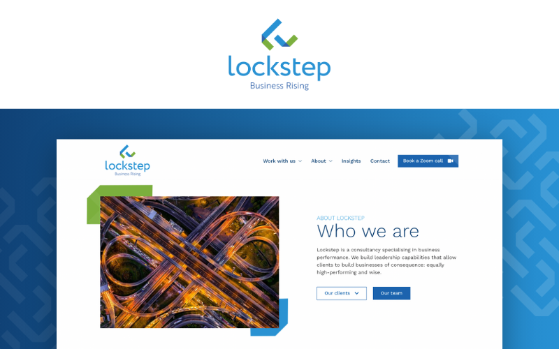 Web Design, Development & Graphics for a Business Performance Consultancy screenshot 1