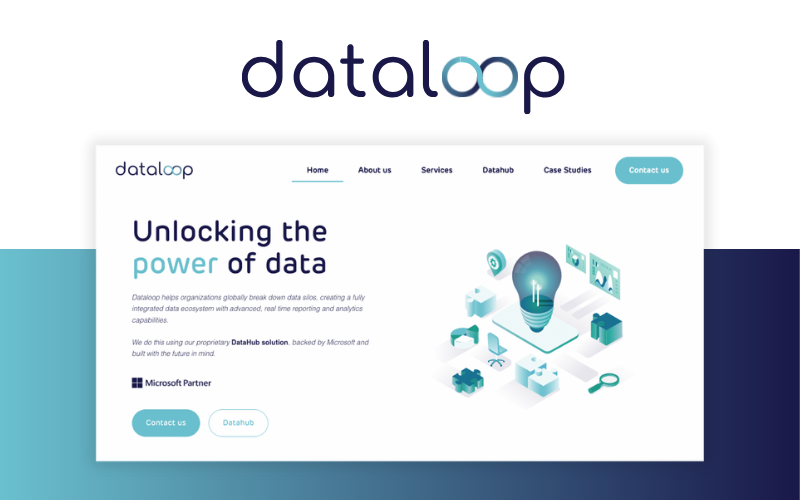 Web Design & Development for a Data Solutions Company screenshot 1