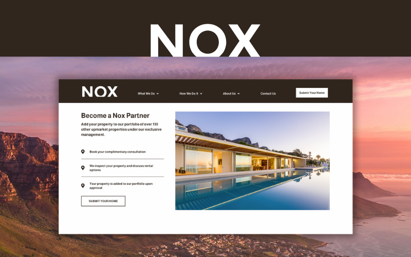 Web Design & Development for a Property Management Site screenshot 1