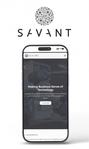 CI + Website Design for a Deep Tech Firm screenshot 1