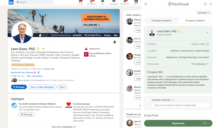 FirstTouch screenshot 1