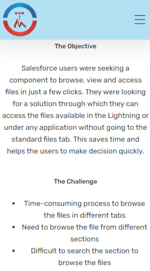 Salesforce Lightning Component screenshot 1
