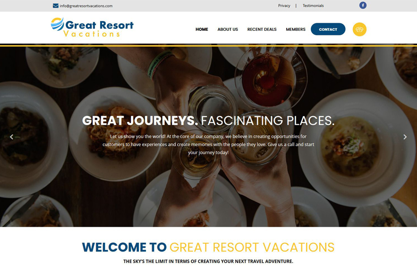 Great Resort Vacations screenshot 1